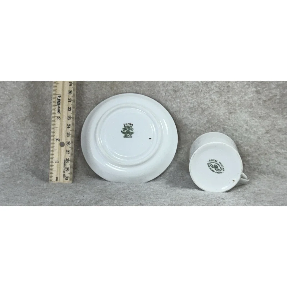 Vintage Teacup‎ and Saucer Royal Tuscan